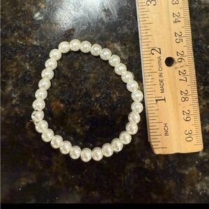 Vintage MCM Faux Pearl Stretch
Bracelet 7" Gorgeous Shimmer Marked
RMN